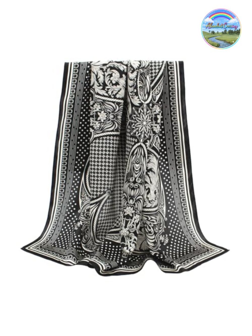 100% Mulberry Silk Scarf 35" Square Hair Wrap Bandana Gift